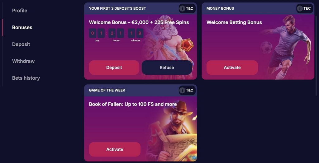 NV.Casino kihlveokontori uuendused - boonuspakkumised ja kampaaniad